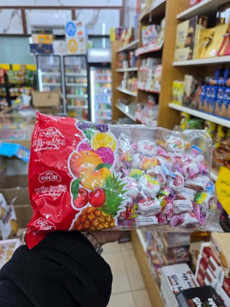 توفة مغلفة مع سكر فواكه