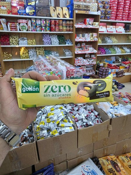 بسكوت زيرو حلقات بالشوكولاتة