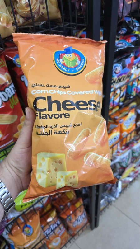 شيبس نكهة الجبنة