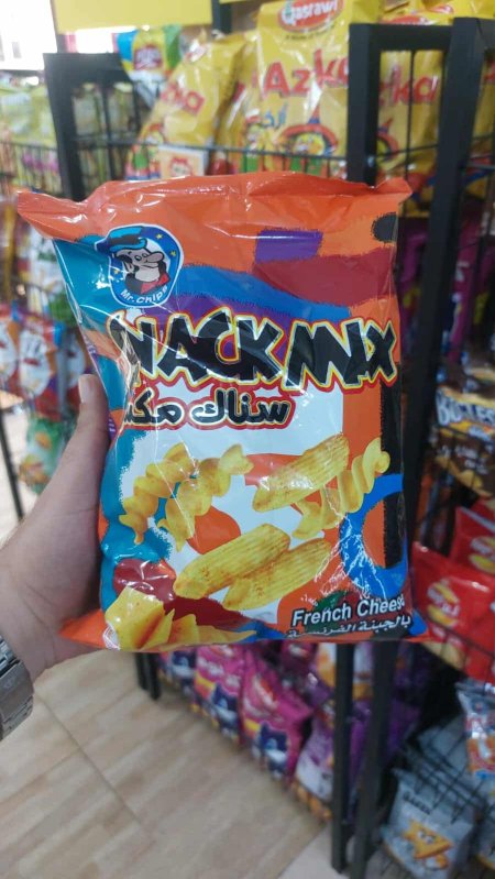 شيبس سناك مكس (جبنة حارّة )