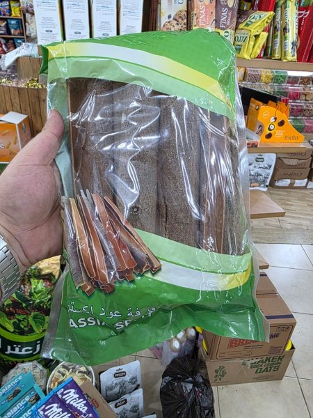 قرفة عيدان (الكيس نص كيلو)